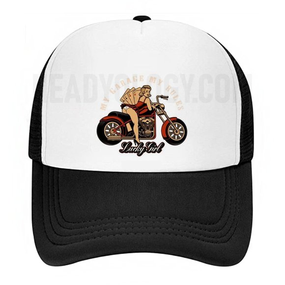 Naughty Girl Motorcycle Hats For Women (choose your color) - Picture 5 of 9